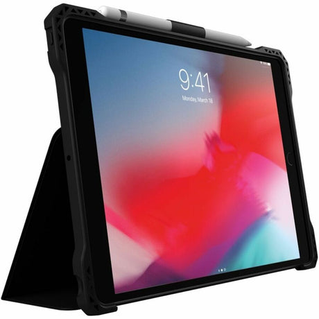 Extreme Folio-X2 for iPad 9 (7/8) 10.2" (2021) (New Wipeable Material) (Black)