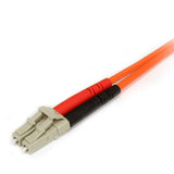 StarTech.com 1m Fiber Optic Cable - Multimode Duplex 62.5/125 LSZH Fiber Jumper Cord - LC/SC