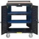 Eaton Tripp Lite Series Safe-IT UV Locking Storage Cart for Mobile Devices and AV Equipment, Wood-Grain Top
