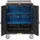 Eaton Tripp Lite Series Safe-IT UV Locking Storage Cart for Mobile Devices and AV Equipment, Wood-Grain Top