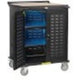 Eaton Tripp Lite Series Safe-IT UV Locking Storage Cart for Mobile Devices and AV Equipment, Wood-Grain Top