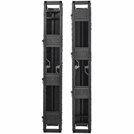 Eaton Tripp Lite Series High-Capacity Vertical Cable Manager - Deep Double Finger Duct with Cover, Single Sided, 6 in. Wide, Black, 7 ft. (2.2 m)