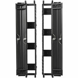 Eaton Tripp Lite Series High-Capacity Vertical Cable Manager - Deep Double Finger Duct with Cover, Single Sided, 6 in. Wide, Black, 7 ft. (2.2 m)