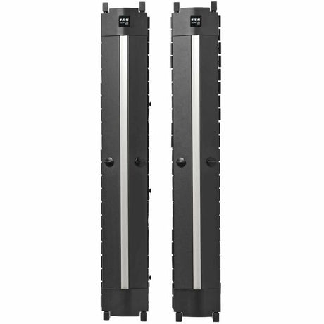 Eaton Tripp Lite Series High-Capacity Vertical Cable Manager - Deep Double Finger Duct with Cover, Single Sided, 6 in. Wide, Black, 7 ft. (2.2 m)