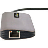 StarTech.com USB C Multiport Adapter, 4K 60Hz HDMI HDR10 Video, 3 Port 5Gbps USB-A Hub, 100W PD Pass-Through, GbE, SD/MicroSD, Mini Dock