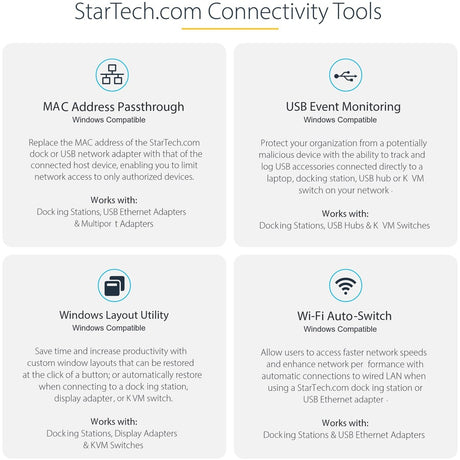 StarTech.com USB C Multiport Adapter, 4K 60Hz HDMI HDR10 Video, 3 Port 5Gbps USB-A Hub, 100W PD Pass-Through, GbE, SD/MicroSD, Mini Dock
