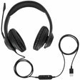 WIRED STEREO HEADSET BLACK