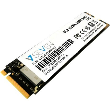 V7 V7SSD1TBNV3U 1 TB Solid State Drive - M.2 Internal - PCI Express NVMe (PCI Express 3.0 x4) - TAA Compliant