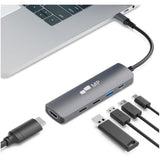5 in 1 USB C hub