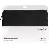 Rocstor Premium Universal Carrying Case (Sleeve) for 13" to 14" Apple MacBook Pro, Chromebook, Notebook - Black