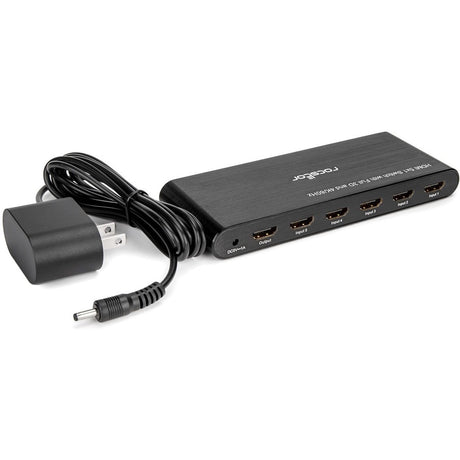 Rocstor 5 Port HDMI (2.0) Splitter 4K/60Hz Supports HDR & (EDID)