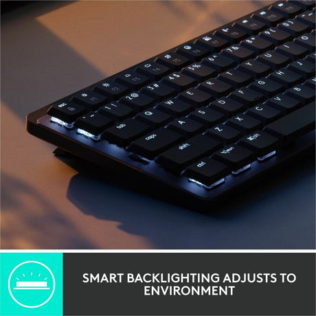Logitech MX Mechanical Mini Minimalist Wireless Illuminated Keyboard (Clicky) (Graphite)