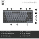 Logitech MX Mechanical Mini Minimalist Wireless Illuminated Keyboard (Clicky) (Graphite)