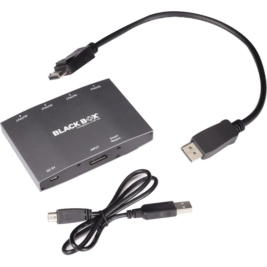 Black Box MST Hub - DisplayPort 1.2, 4K, 4-Port