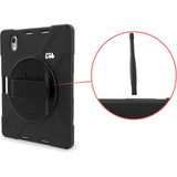CTA Digital Protective Case with Built-in 360 Rotatable Grip Kickstand for iPad Mini 6