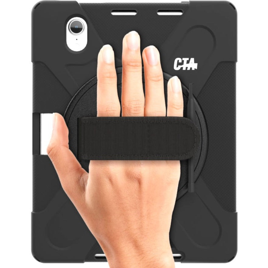 CTA Digital Protective Case with Built-in 360 Rotatable Grip Kickstand for iPad Mini 6