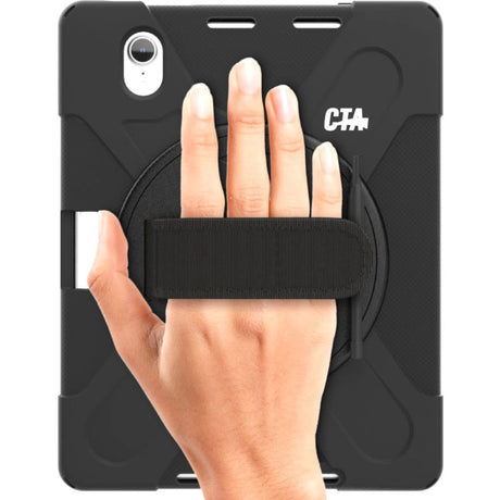 CTA Digital Protective Case with Built-in 360 Rotatable Grip Kickstand for iPad Mini 6