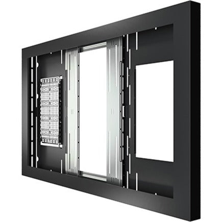 Chief Impact 43" On-Wall Kiosk - Landscape Orientation - Black