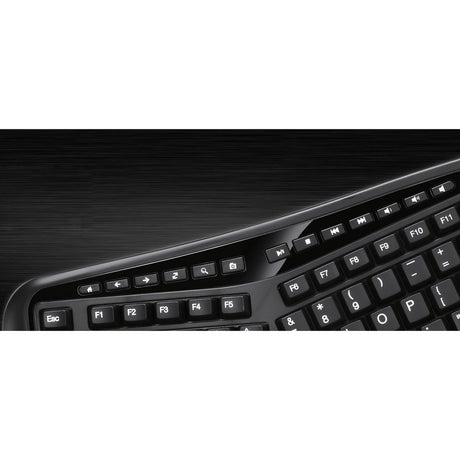 ERGONOMIC KEYBOARD W/ HOT KEYS