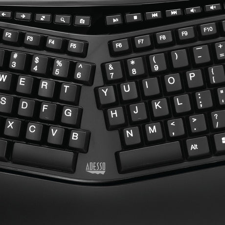 ERGONOMIC KEYBOARD W/ HOT KEYS