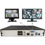 Gyration 4-Channel Network Video Recorder With PoE - 2 TB HDD