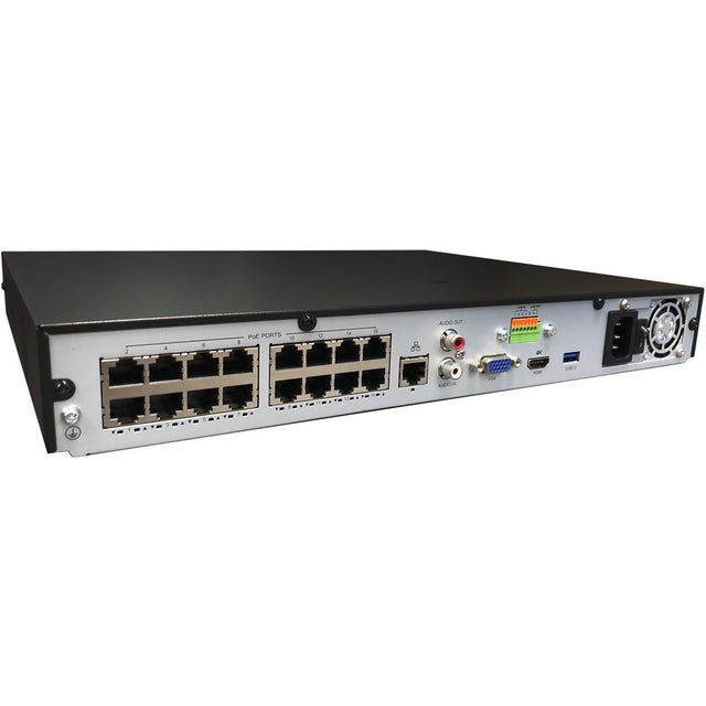 Gyration 16-Channel Network Video Recorder With PoE, TAA-Compliant - 16 TB HDD