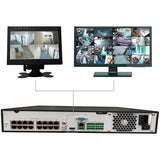 Gyration 32-Channel Network Video Recorder With PoE, TAA-Compliant - 16 TB HDD