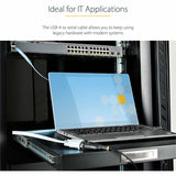 StarTech.com 3ft (1m) USB to Serial Cable, DB9 Male RS232 to USB Converter, USB to Serial Adapter, COM Port Adapter with Prolific IC