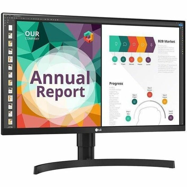 LG 27BN85UN-B 27" Class LCD Monitor - 16:9 - Textured Black