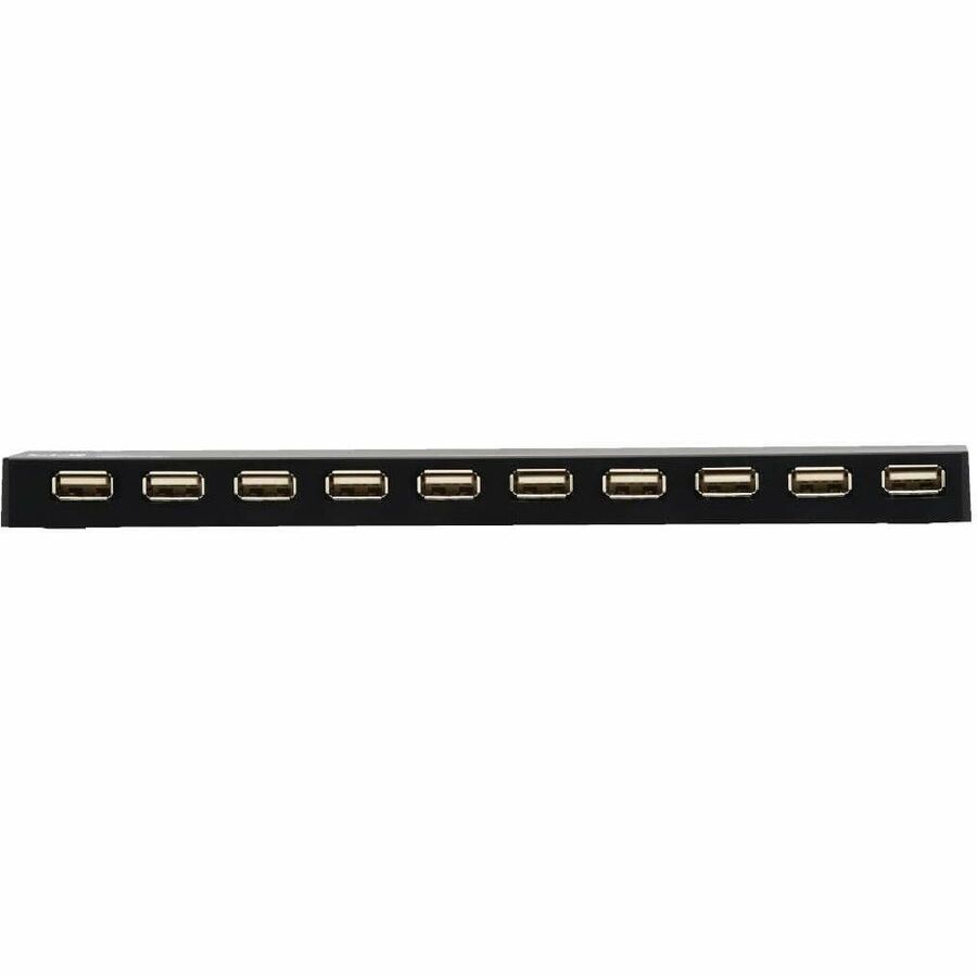 Eaton Tripp Lite Series 10-Port USB 2.0 Hub with Power Supply and International Plug Adapters