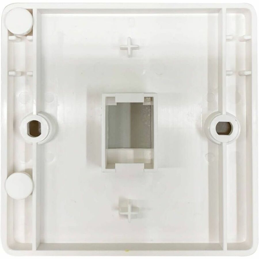 Eaton Tripp Lite Series 1-Port French-Style Wall Plate, White, TAA