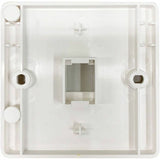 Eaton Tripp Lite Series 1-Port French-Style Wall Plate, White, TAA