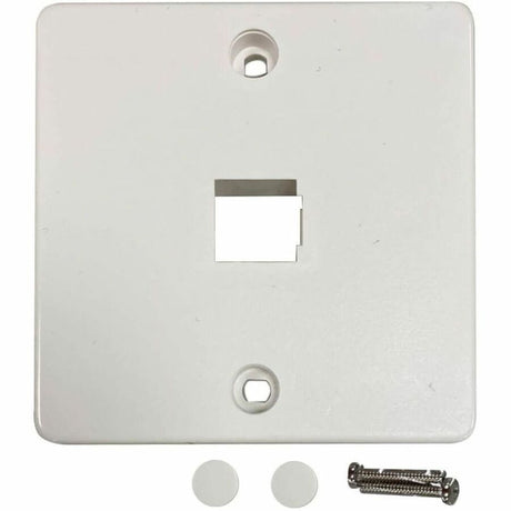 Eaton Tripp Lite Series 1-Port French-Style Wall Plate, White, TAA