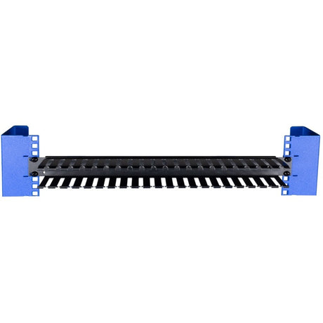 Rack Solutions 1U Horizontal Plastic Cable Duct With Cover (2.5in Deep)