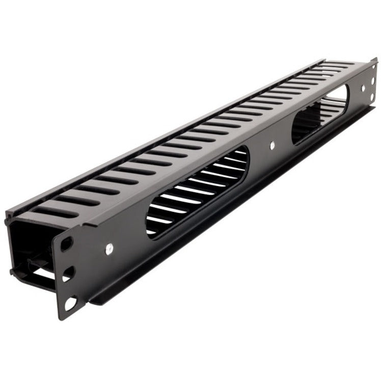 Rack Solutions 1U Horizontal Plastic Cable Duct With Cover (2.5in Deep)