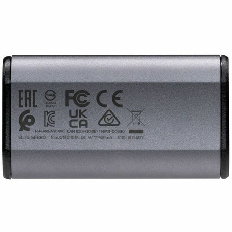 Adata SE800 AELI-SE880-500GCGY 500 GB Portable Rugged Solid State Drive - External - Titanium Gray