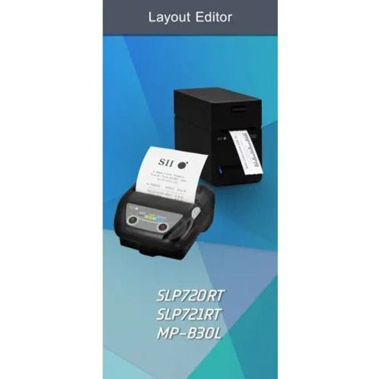 Seiko SLP720RT 2" Desktop Direct Thermal Linerless Label and Receipt Printer - WLAN