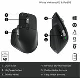 Logitech MX Master 3S - Wireless Performance Mouse with Ultra-fast Scrolling, Ergo, 8K DPI, Track on Glass, Black
