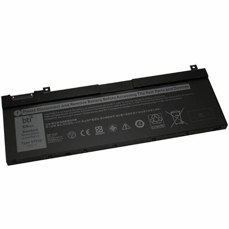 BTI 5TF10-BTI 7.6V 64WHR LI-ION BATTERY 0RY3F9, 451-BCGO, 5TF10, CN-0RY3F9, RW15F, RY3F9