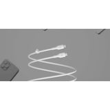 SILICONE USB-C TO LTG 1M WHT