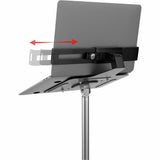 CTA Digital Rolling Floor Stand with Security Laptop Holder