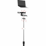 CTA Digital Rolling Floor Stand with Security Laptop Holder