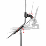 CTA Digital Rolling Floor Stand with Security Laptop Holder