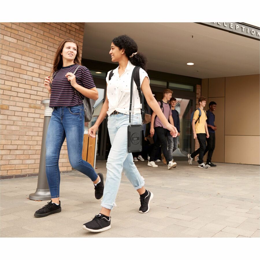 CTA Digital Protective Case with Built-in 360 Degree Rotatable Grip Kickstand for Samsung A7 Lite