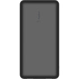 Belkin 15W 3-port USB Power Bank - 20K mAh - 2xUSB-A (12W), 1xUSB-C (15W) - Portable Charger - w/ USB-A to USB-C Cable - Black