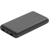 Belkin 15W 3-port USB Power Bank - 20K mAh - 2xUSB-A (12W), 1xUSB-C (15W) - Portable Charger - w/ USB-A to USB-C Cable - Black