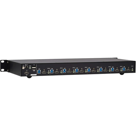 Eaton Tripp Lite Series 8-Port 4K HDMI/USB KVM Switch - 4K 60 Hz Video/Audio, USB Peripheral Sharing, 1U Rack-Mount, TAA
