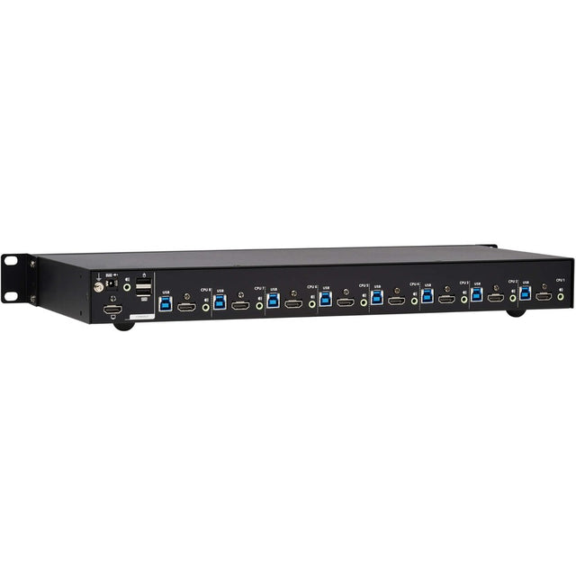 Eaton Tripp Lite Series 8-Port 4K HDMI/USB KVM Switch - 4K 60 Hz Video/Audio, USB Peripheral Sharing, 1U Rack-Mount, TAA