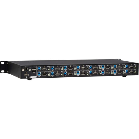 Eaton Tripp Lite Series 16-Port 4K HDMI/USB KVM Switch - 4K 60 Hz Video/Audio, USB Peripheral Sharing, 1U Rack-Mount, TAA