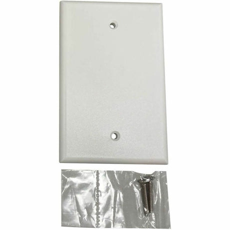 Eaton Tripp Lite Series Safe-IT Blank Wall Plate, Antibacterial, Ivory Matte, TAA